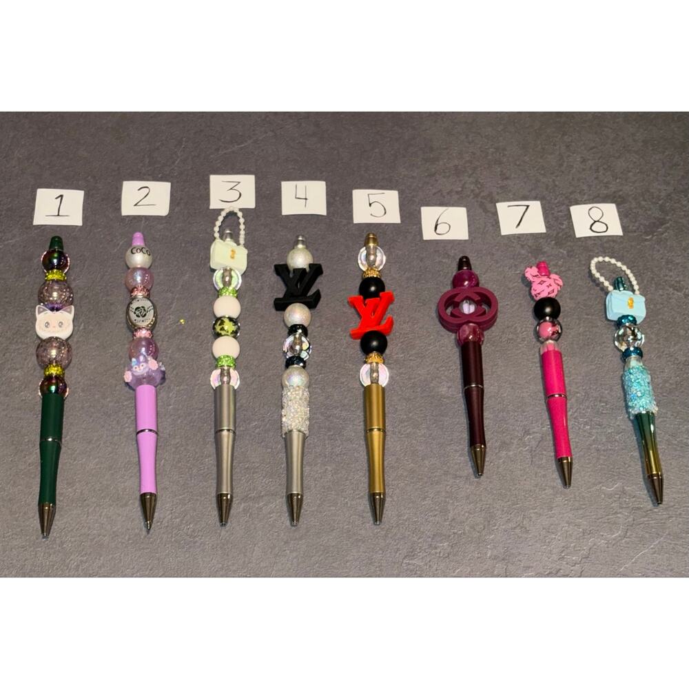 Handmade Beaded Pens (read description)